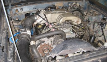 The Mustang 5.0 engine.