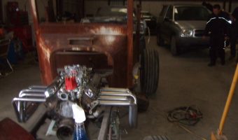 Photo from the Paddy Wagon build